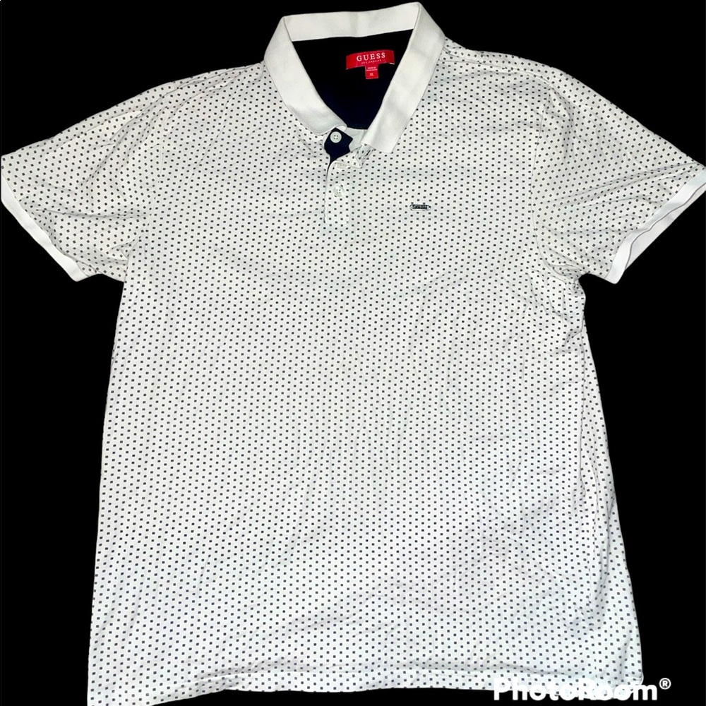 Guess collared polo shirt xl
